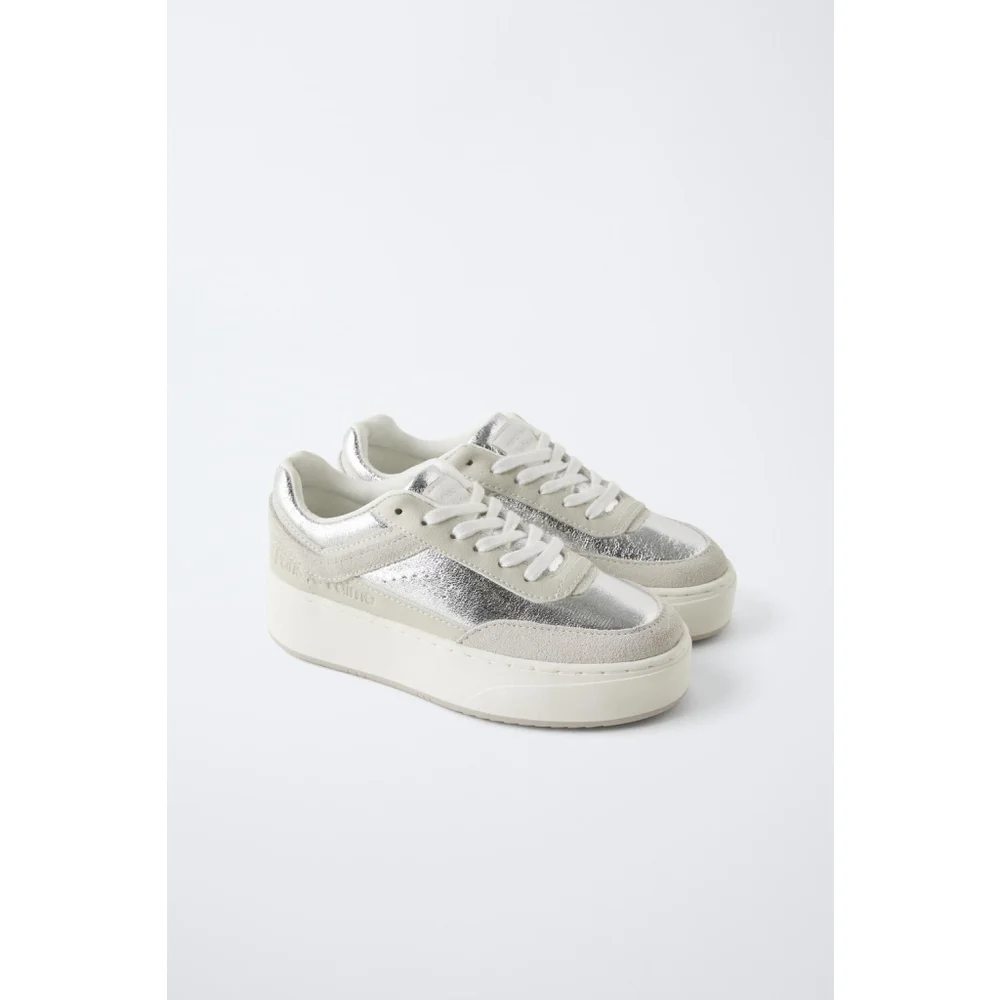 Zara Kids Metallic chunky sneakers Size 32 EU 1 US